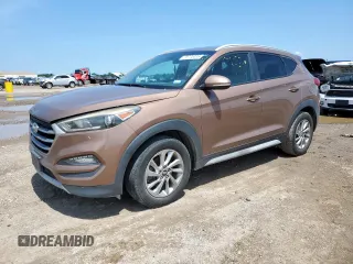 2017 Hyundai Tucson Sport z VIN KM8J33A29HU385636, wystawiony jako Copart lot #58720035 z przebiegiem 137 120 mil mil oraz Czysty tytuł • Clean title. Historia ofert i sprzedaży dostępna na DreamBid. Obrazek 1.