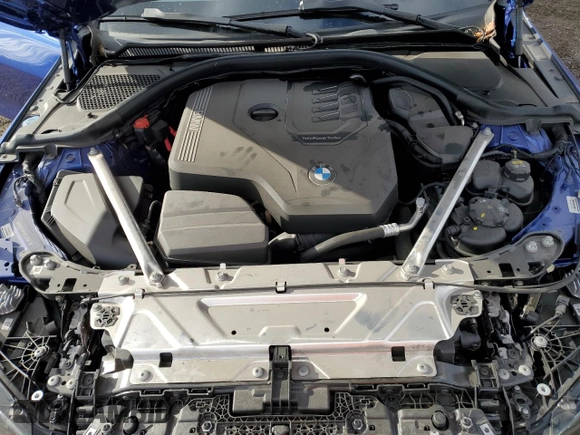 2023 BMW 4 Series 430i xDrive z VIN WBA73AP01PCL59557, wystawiony jako Copart lot #76059444 z przebiegiem 16 782 mil mil oraz Szkoda całkowita • Salvage title. Historia ofert i sprzedaży dostępna na DreamBid. Obrazek 11.