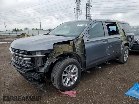 2022 Chevrolet Suburban Premier z VIN 1GNSKFKD9NR209544, wystawiony jako Copart lot #53653075 z przebiegiem 66 679 mil mil oraz Szkoda całkowita • Salvage title. Historia ofert i sprzedaży dostępna na DreamBid. Obrazek 1.