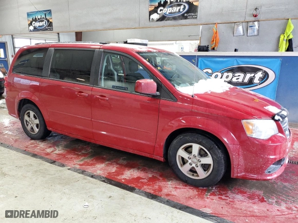 2012 Dodge Grand Caravan SXT with VIN 2C4RDGCG7CR202924, listed as a Copart auction lot 44713205 with 83,573 mi miles and Salvage Title. Bid and sale history available at carsss.com. Image 4.