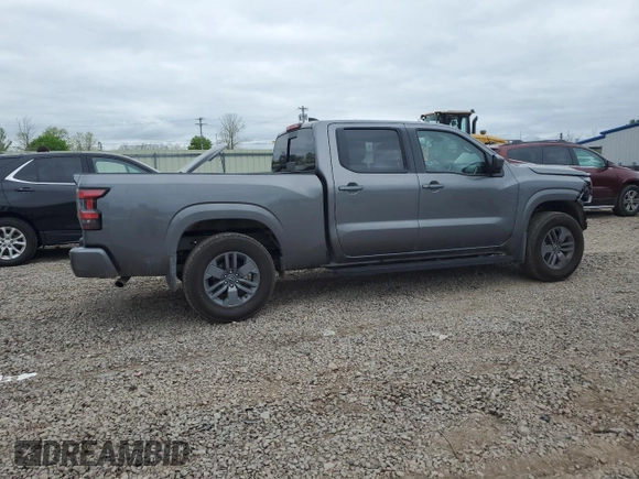 2025 Nissan Frontier SV with VIN 1N6ED1FK9SN615898, listed as a Copart auction lot 56761655 with 2,367 mi miles and Salvage title. Bid and sale history available at DreamBid. Image 3.