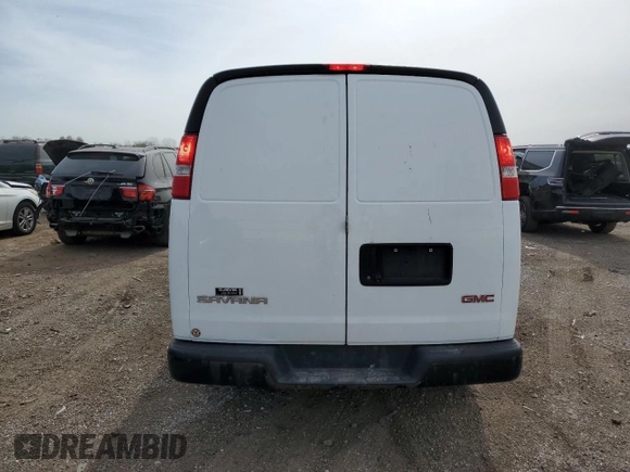 2017 GMC Savana Cargo z VIN 1GTW7AFF1H1159560, wystawiony jako Copart lot #54186255 z przebiegiem 96 988 mil mil oraz Szkoda całkowita • Salvage title. Historia ofert i sprzedaży dostępna na DreamBid. Obrazek 6.
