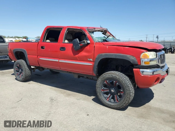 2004 GMC Sierra 2500HD SLE z VIN 1GTHK23U64F237540, wystawiony jako Copart lot #56129875 z przebiegiem 296 217 mil mil oraz Szkoda całkowita • Salvage title. Historia ofert i sprzedaży dostępna na DreamBid. Obrazek 4.
