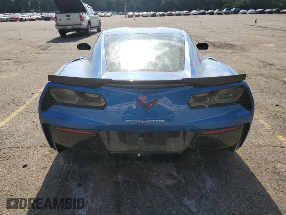 2015 Chevrolet Corvette Z06 2LZ with VIN 1G1YS2D65F5603022, listed as a Copart auction lot 66616584 with Not provided miles and Salvage title. Bid and sale history available at DreamBid. Image 6.