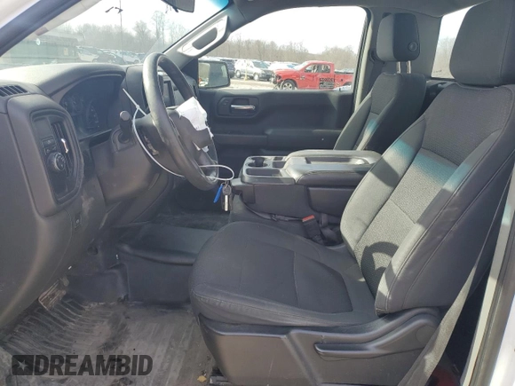 2020 Chevrolet Silverado 1500 Work Truck with VIN 3GCNWAEF1LG331483, listed as a Copart auction lot 44517375 with 100,453 mi miles and Salvage Title. Bid and sale history available at DreamBid. Image 7.