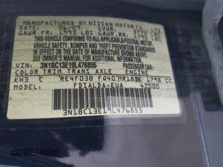 2009 Nissan Versa S z VIN 3N1BC13E19L476855, wystawiony jako IAAI lot #42319486 z przebiegiem 98 425 mil mil oraz . Historia ofert i sprzedaży dostępna na DreamBid. Obrazek 9.