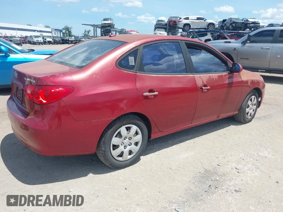 2008 Hyundai Elantra GLS with VIN KMHDU46D38U344672, listed as a IAAI auction lot 42472054 with 167,385 mi miles and . Bid and sale history available at DreamBid. Image 4.
