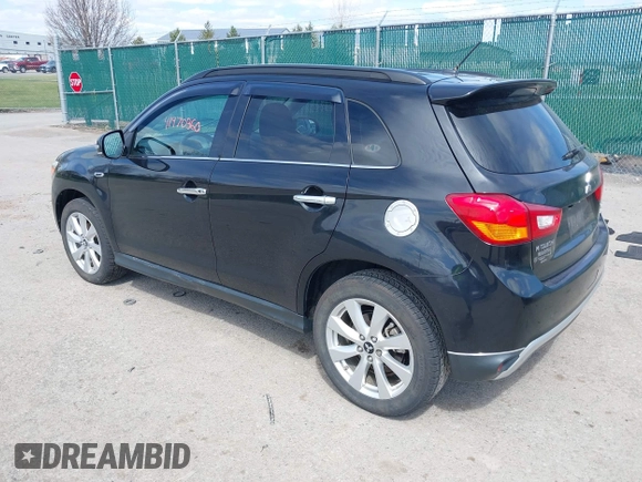 2015 Mitsubishi Outlander Sport 2.4 GT with VIN 4A4AR4AW3FE030571, listed as a IAAI auction lot 41970360 with 74,683 mi miles. Bid and sale history available at carsss.com. Image 3.