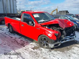 2018 Ford F-150 XL with VIN 1FTMF1CB2JKC47707, listed as a IAAI auction lot 41231081 with 120,804 mi miles. Bid and sale history available at carsss.com. Image 1.