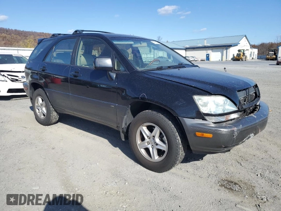 2002 Lexus RX 300 with VIN JTJHF10U820235921, listed as a Copart auction lot 79263424 with 172,959 mi miles and Salvage Title. Bid and sale history available at carsss.com. Image 4.