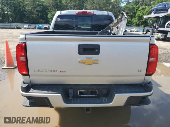 2018 Chevrolet Colorado 2WD LT with VIN 1GCGSCEN7J1320698, listed as a Copart auction lot 54885715 with 91,456 mi miles and Salvage Title. Bid and sale history available at DreamBid. Image 6.