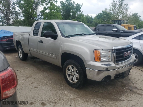 2007 GMC Sierra 1500 SLE1 with VIN 1GTEK19007Z524098, listed as a Copart auction lot 54021484 with 168,268 mi miles and Salvage Title. Bid and sale history available at carsss.com. Image 4.