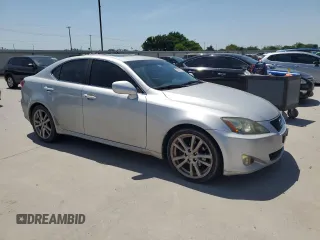 2007 Lexus IS 250 with VIN JTHBK262075042008, listed as a Copart auction lot 52261815 with 165,771 mi miles and Clean title. Bid and sale history available at DreamBid. Image 4.