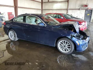 2015 BMW 2 Series 228i with VIN WBA1F5C54FVW98189, listed as a Copart auction lot 61815175 with 67,216 mi miles and Salvage title. Bid and sale history available at DreamBid. Image 4.