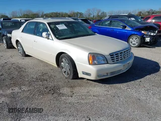 2000 Cadillac DeVille DTS z VIN 1G6KF5793YU222306, wystawiony jako IAAI lot #40810291 z przebiegiem 140 019 mil mil oraz . Historia ofert i sprzedaży dostępna na DreamBid. Obrazek 1.