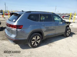 2024 Volkswagen Atlas SE с VIN 1V2LR2CA7RC582255, выставлен на аукционе Copart как лот 51479685 с пробегом 4 259 миль миль и Списание • Salvage title. История ставок и продаж доступна на DreamBid. Изображение 3.
