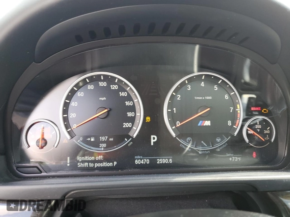 2014 BMW M5 z VIN WBSFV9C58ED097898, wystawiony jako Copart lot #86151234 z przebiegiem 60 470 mil mil oraz Tytuł czysty. Historia ofert i sprzedaży dostępna na DreamBid. Obrazek 9.