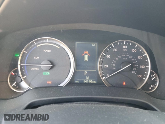 2022 Lexus RX 450h with VIN 2T2JGMDA3NC092983, listed as a Copart auction lot 52555535 with 14,140 mi miles and Salvage title. Bid and sale history available at DreamBid. Image 9.