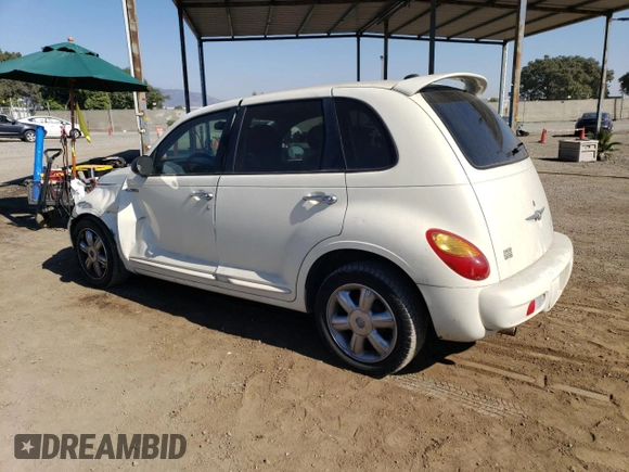 2005 Chrysler PT Cruiser Limited with VIN 3C8FY68B75T550669, listed as a Copart auction lot 75672094 with 92,701 mi miles and Salvage Title. Bid and sale history available at carsss.com. Image 2.