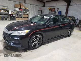 2016 Honda Accord Sport с VIN 1HGCR2F51GA077712, выставлен на аукционе Copart как лот 58121085 с пробегом 352 964 миль миль и Списание • Salvage title. История ставок и продаж доступна на DreamBid. Изображение 1.