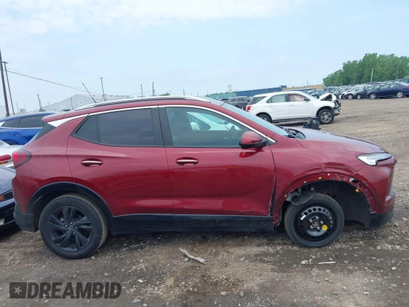 2024 Buick Encore GX Sport Touring with VIN KL4AMESL3RB215185, listed as a IAAI auction lot 42483206 with 13,981 mi miles and . Bid and sale history available at DreamBid. Image 13.