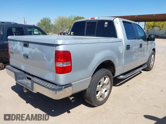 2005 Ford F-150 XLT with VIN 1FTPW125X5KE67448, listed as a IAAI auction lot 41975500 with 298,230 mi miles. Bid and sale history available at carsss.com. Image 4.