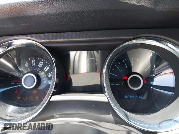 2014 Ford Mustang V6 with VIN 1ZVBP8AM7E5327555, listed as a IAAI auction lot 42316601 with 100,495 mi miles and . Bid and sale history available at DreamBid. Image 7.