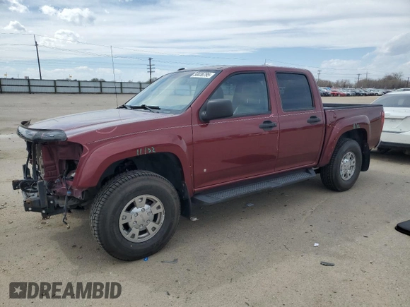2008 GMC Canyon SLE1 with VIN 1GTDT33E288186865, listed as a Copart auction lot 50036795 with 107,581 mi miles and Salvage Title. Bid and sale history available at carsss.com. Image 1.
