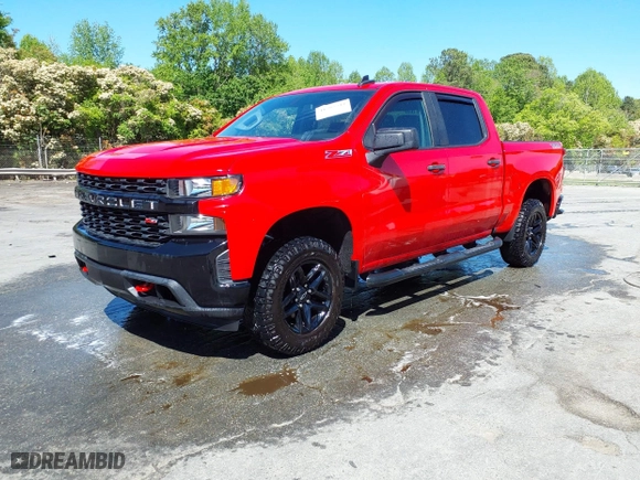 2021 Chevrolet Silverado 1500 Custom Trail Boss with VIN 1GCPYCEH5MZ173277, listed as a IAAI auction lot 41595244 with 100,611 mi miles. Bid and sale history available at carsss.com. Image 17.