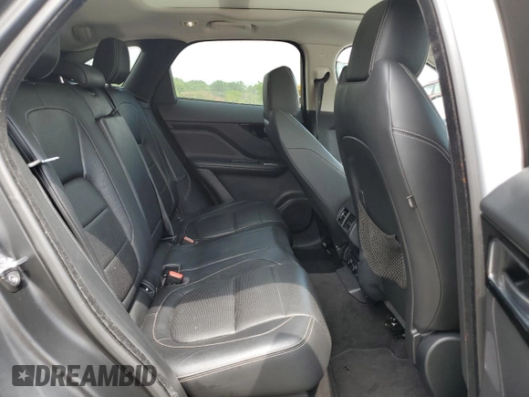 2017 Jaguar F-Pace 35t R-Sport with VIN SADCL2BVXHA047121, listed as a Copart auction lot 57283345 with 76,427 mi miles and Salvage title. Bid and sale history available at DreamBid. Image 11.