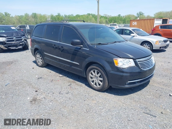 2014 Chrysler Town & Country Touring with VIN 2C4RC1BG4ER217711, listed as a IAAI auction lot 42155688 with 370,937 mi miles. Bid and sale history available at carsss.com. Image 1.