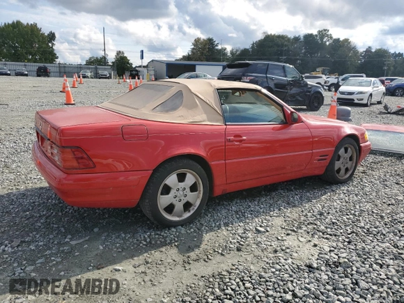 1999 Mercedes-Benz SL-Class with VIN WDBFA68F0XF183781, listed as a Copart auction lot 73665464 with 69,046 mi miles and Clean Title. Bid and sale history available at carsss.com. Image 3.