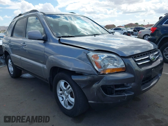 2005 Kia Sportage LX with VIN KNDJE723257122055, listed as a IAAI auction lot 42192102 with 167,726 mi miles and . Bid and sale history available at carsss.com. Image 6.