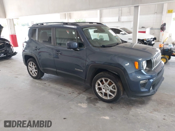 2020 Jeep Renegade Latitude with VIN ZACNJABB0LPL65586, listed as a IAAI auction lot 42347921 with 54,853 mi miles and . Bid and sale history available at DreamBid. Image 1.