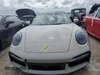 2021 Porsche 911 Turbo S with VIN WP0CD2A94MS263709, listed as a Copart auction lot 73958004 with 0 mi miles and Salvage Title. Bid and sale history available at carsss.com. Image 5.