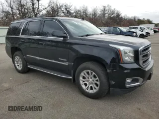 2018 GMC Yukon SLT Standard Edition with VIN 1GKS2DKC7JR367643, listed as a Copart auction lot 46979915 with 90,548 mi miles and Salvage Title. Bid and sale history available at carsss.com. Image 4.