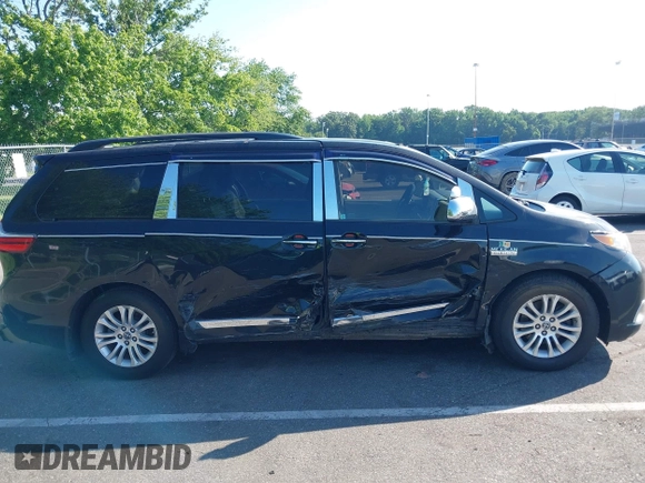 2015 Toyota Sienna XLE with VIN 5TDYK3DC1FS547142, listed as a IAAI auction lot 42675729 with 98,232 mi miles and . Bid and sale history available at DreamBid. Image 6.