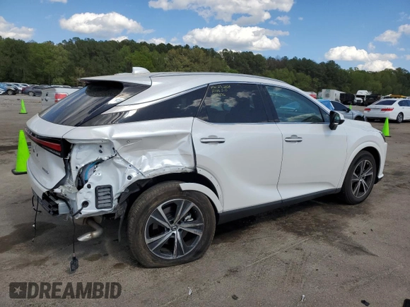 2023 Lexus RX with VIN 2T2BAMBAXPC007889, listed as a Copart auction lot 49576864 with 5,756 mi miles and Salvage Title. Bid and sale history available at carsss.com. Image 3.