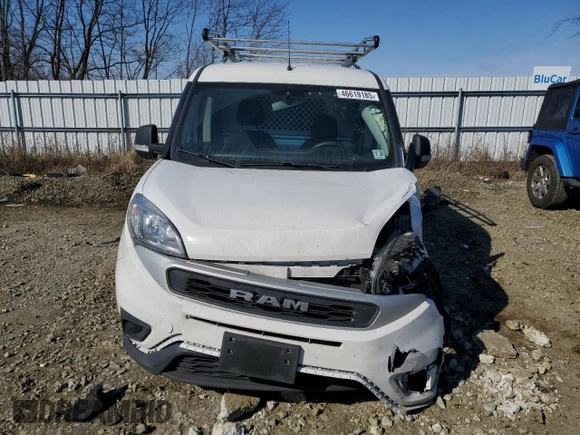 2022 Ram ProMaster City Cargo Tradesman with VIN ZFBHRFAB1N6W61829, listed as a Copart auction lot 46619185 with 112,268 mi miles and Salvage Title. Bid and sale history available at DreamBid. Image 5.