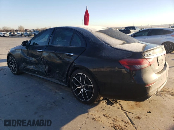 2022 Mercedes-Benz E-Class E 350 with VIN W1KZF8DB3NB053423, listed as a Copart auction lot 42330515 with 52,483 mi miles and Salvage Title. Bid and sale history available at carsss.com. Image 2.