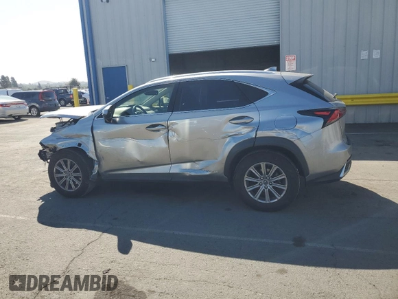 2019 Lexus NX 300h with VIN JTJBJRBZ8K2105802, listed as a Copart auction lot 55823315 with 72,726 mi miles and Salvage title. Bid and sale history available at DreamBid. Image 2.