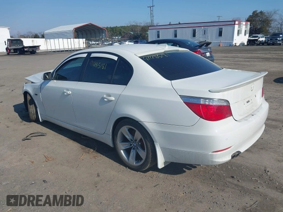 2009 BMW 5 Series 528i with VIN WBANU53559C123140, listed as a IAAI auction lot 41485181 with 247,361 mi miles and . Bid and sale history available at carsss.com. Image 3.