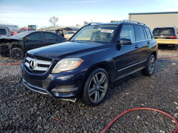 2014 Mercedes-Benz GLK-Class GLK 350 with VIN WDCGG5HB8EG336288, listed as a Copart auction lot 46268175 with 51,703 mi miles and Salvage Title. Bid and sale history available at carsss.com. Image 1.
