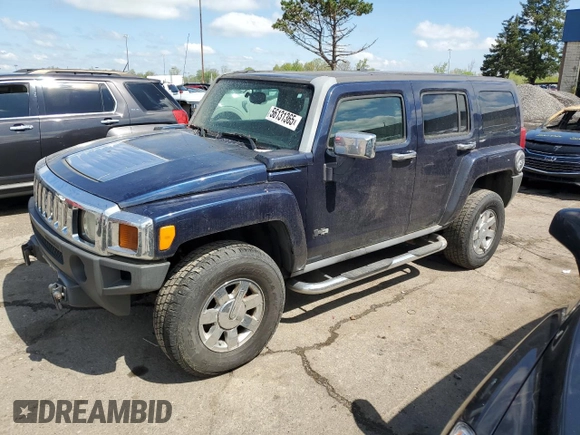 2007 Hummer H3 SUV with VIN 5GTDN13E178151336, listed as a Copart auction lot 56131365 with 232,206 mi miles and Clean Title. Bid and sale history available at DreamBid. Image 1.