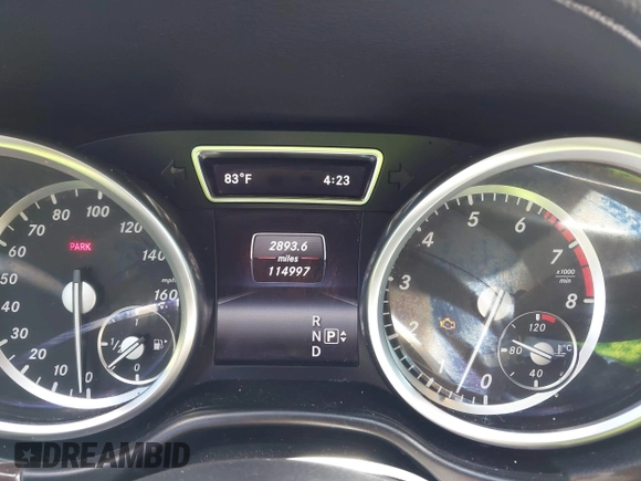 2014 Mercedes-Benz GL 450 with VIN 4JGDF7CE7EA414390, listed as a IAAI auction lot 42554915 with 114,997 mi miles and . Bid and sale history available at DreamBid. Image 7.