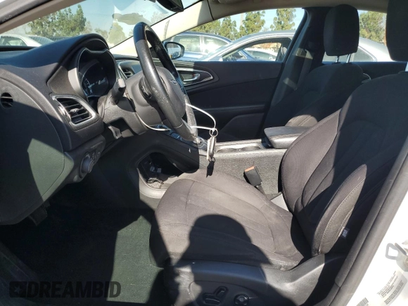 2015 Chrysler 200 Limited with VIN 1C3CCCABXFN660648, listed as a Copart auction lot 60479655 with 121,348 mi miles and Salvage title. Bid and sale history available at DreamBid. Image 7.