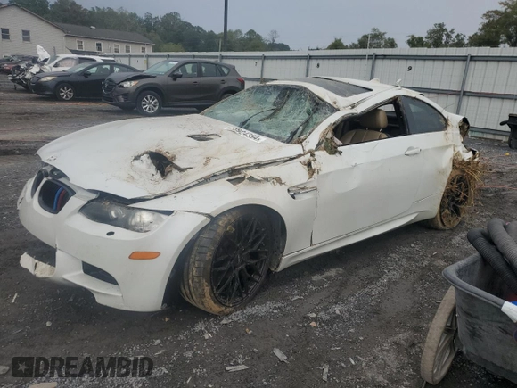 2011 BMW M3 with VIN WBSKG9C50BE369360, listed as a Copart auction lot 73924394 with 0 mi miles and Salvage Title. Bid and sale history available at carsss.com. Image 1.
