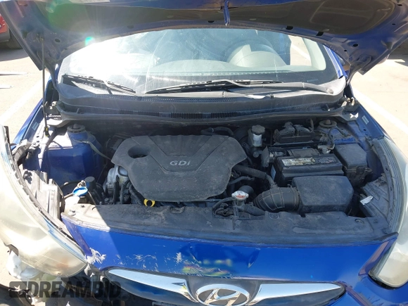2014 Hyundai Accent GLS with VIN KMHCT4AE0EU655857, listed as a IAAI auction lot 41987827 with 172,535 mi miles. Bid and sale history available at carsss.com. Image 10.