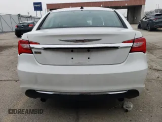 2013 Chrysler 200 LX with VIN 1C3CCBAG2DN591408, listed as a Copart auction lot 82182224 with 0 mi miles and Salvage Title. Bid and sale history available at carsss.com. Image 6.