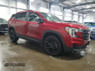 2024 GMC Terrain SLE with VIN 3GKALTEG0RL255982, listed as a Copart auction lot 44430155 with 7,214 mi miles and Salvage Title. Bid and sale history available at DreamBid. Image 4.